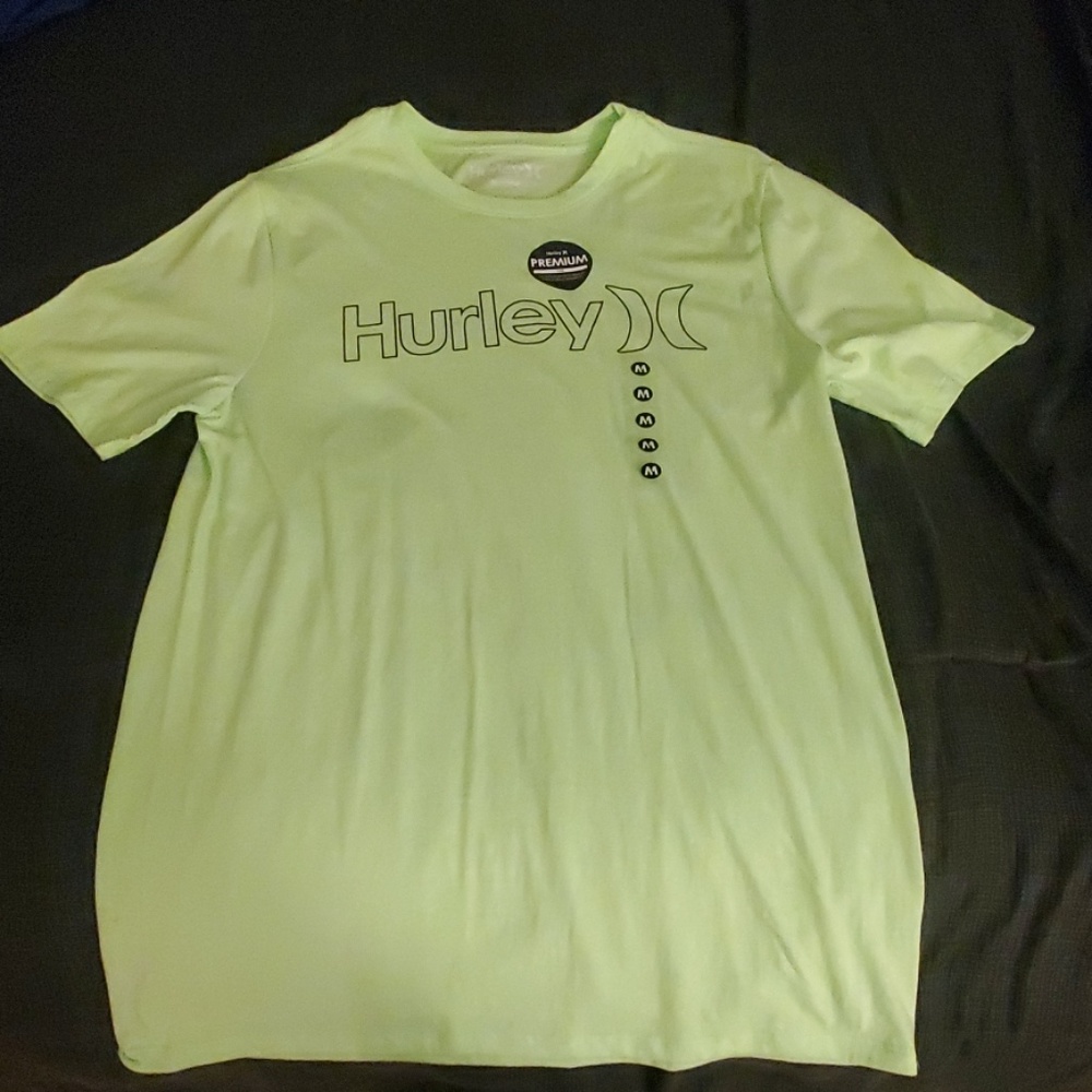 Hurley Tee Medium Neon Green